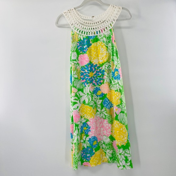Lilly Pulitzer Jillie Swing Shift Dress in Hibiscus Stroll Floral Small - Picture 3 of 11